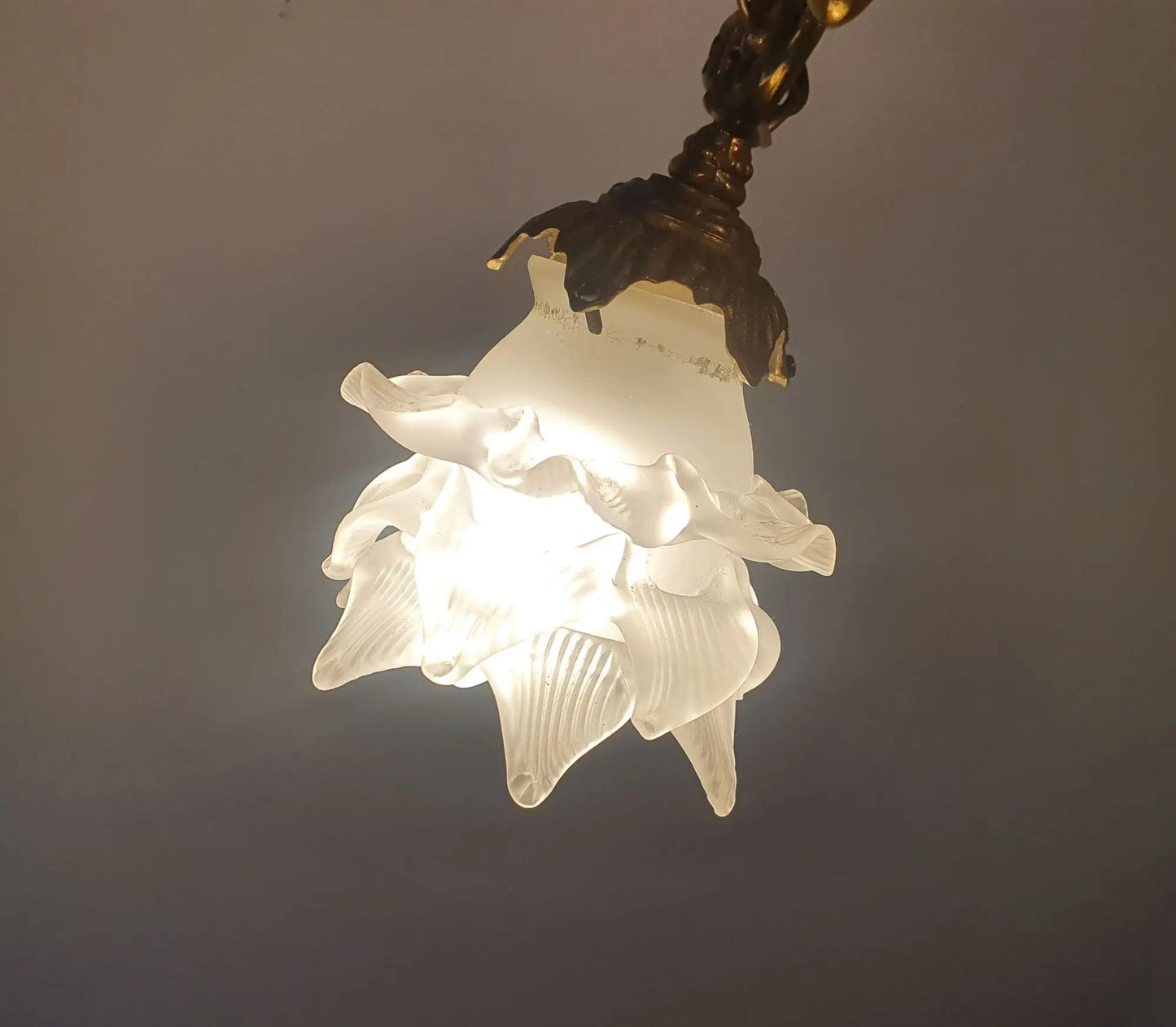 lustre-grande-globes-roses-opaline-detail