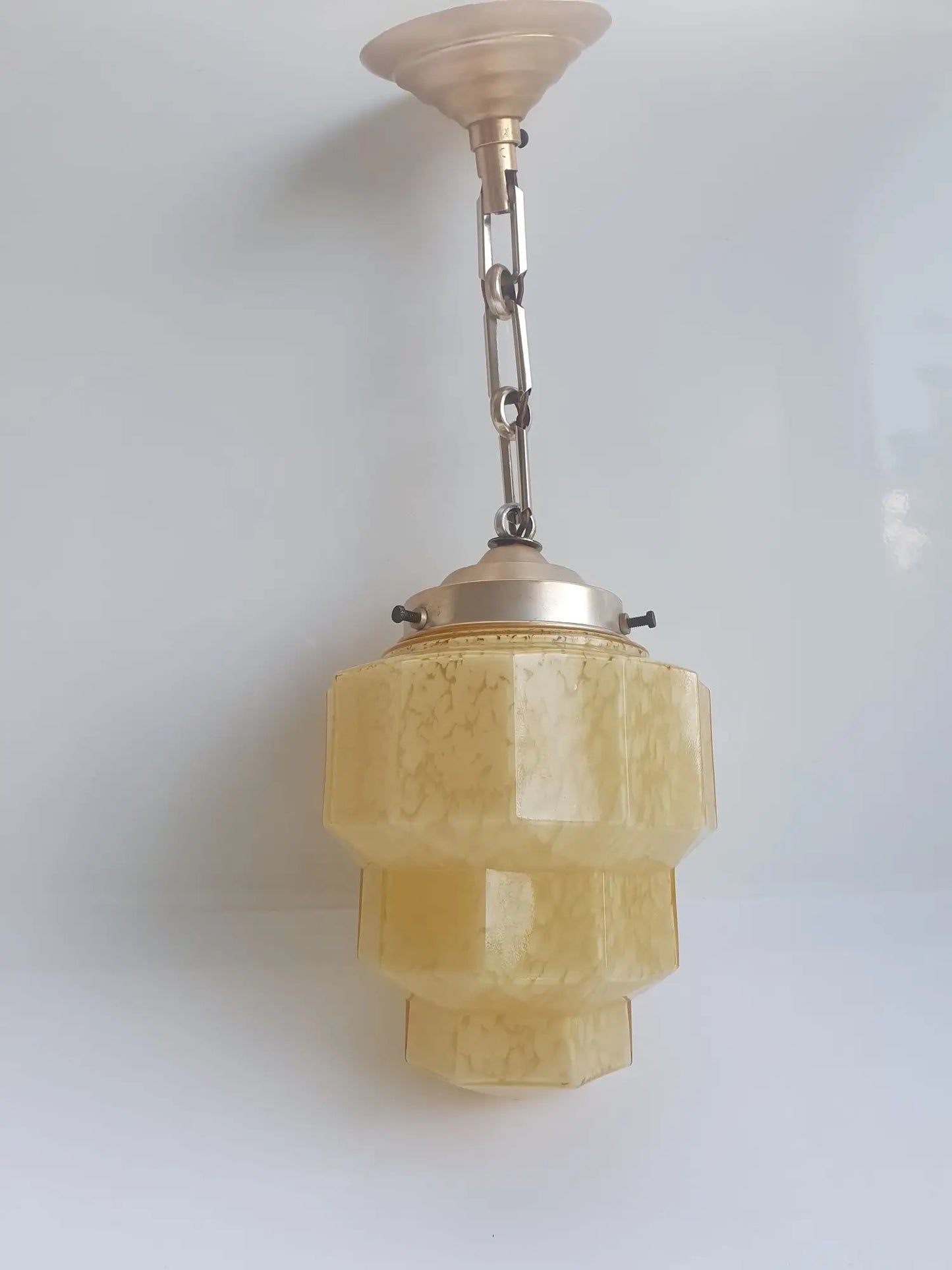 Suspension baladeuse Art Deco Skyscraper