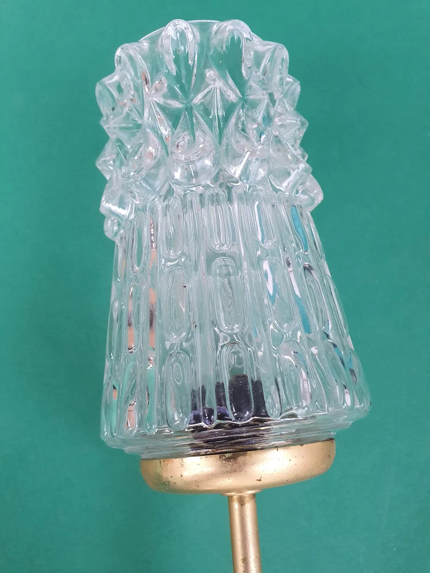 Grande-applique-murale-quatre-lumieres-doree-vintage-globe