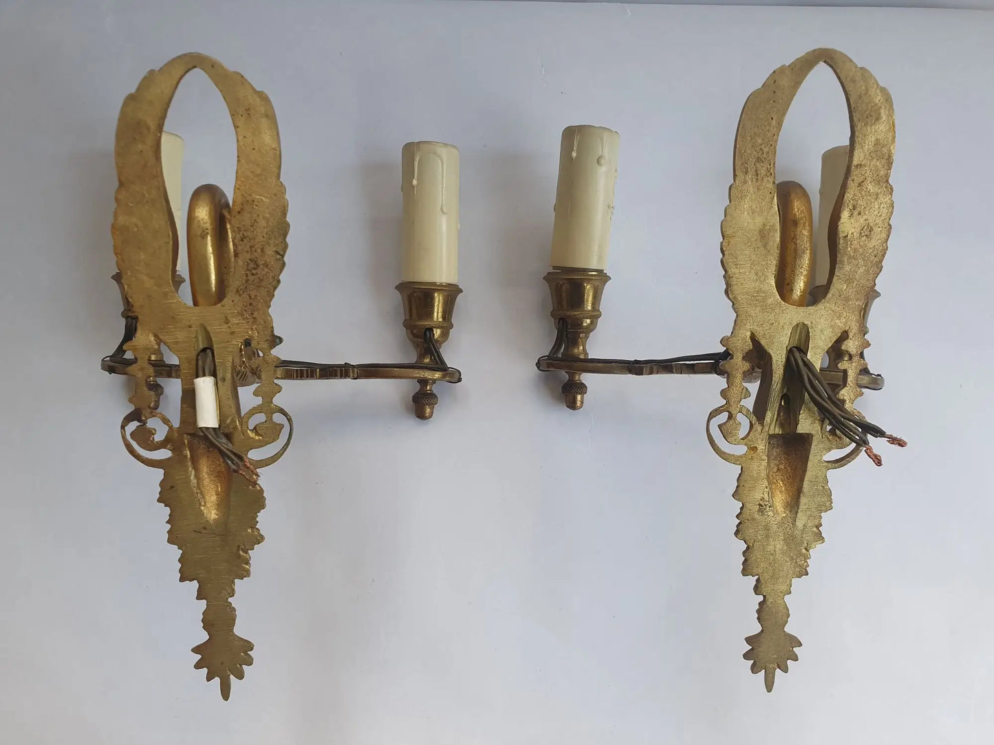 Paire-appliques-murales-bougeoirs-Empire-bronze-arriere