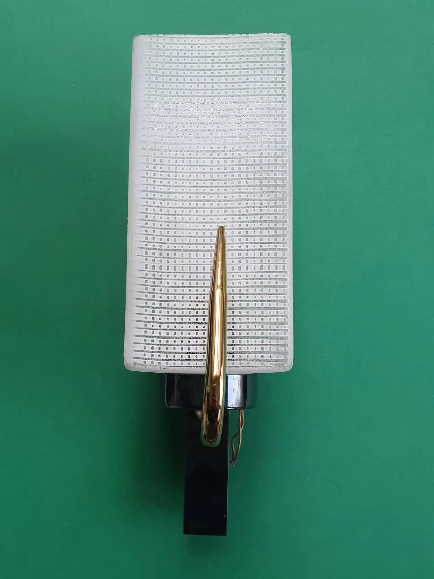 Trois appliques murale ancienne dorées Arlus années 50