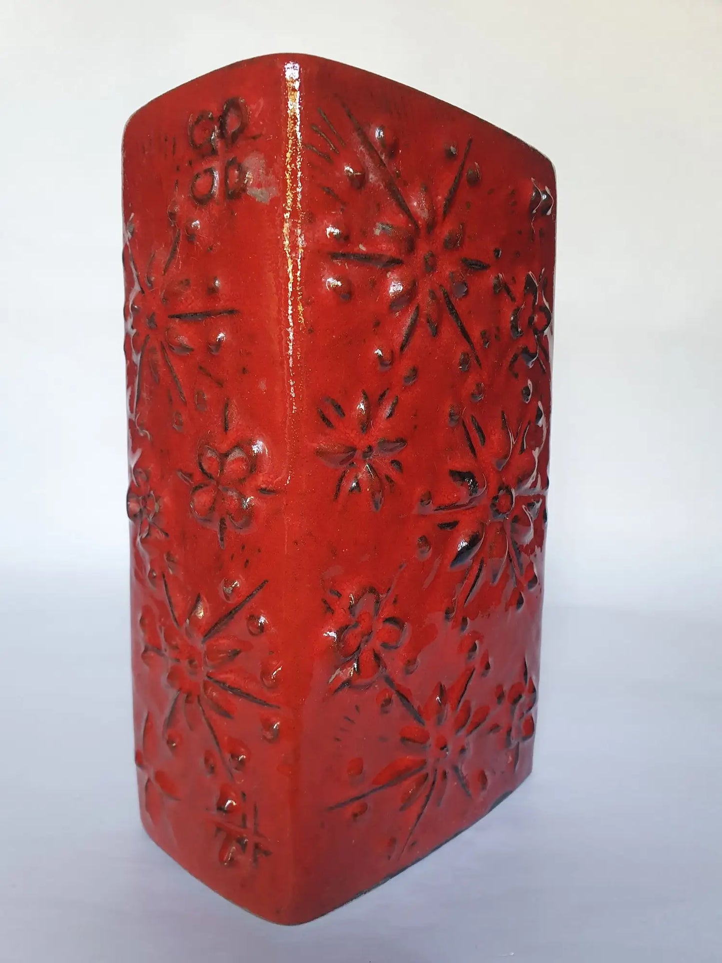 Vase-ceramique-rouge-Scheurich-Allemagne-annees-70-5