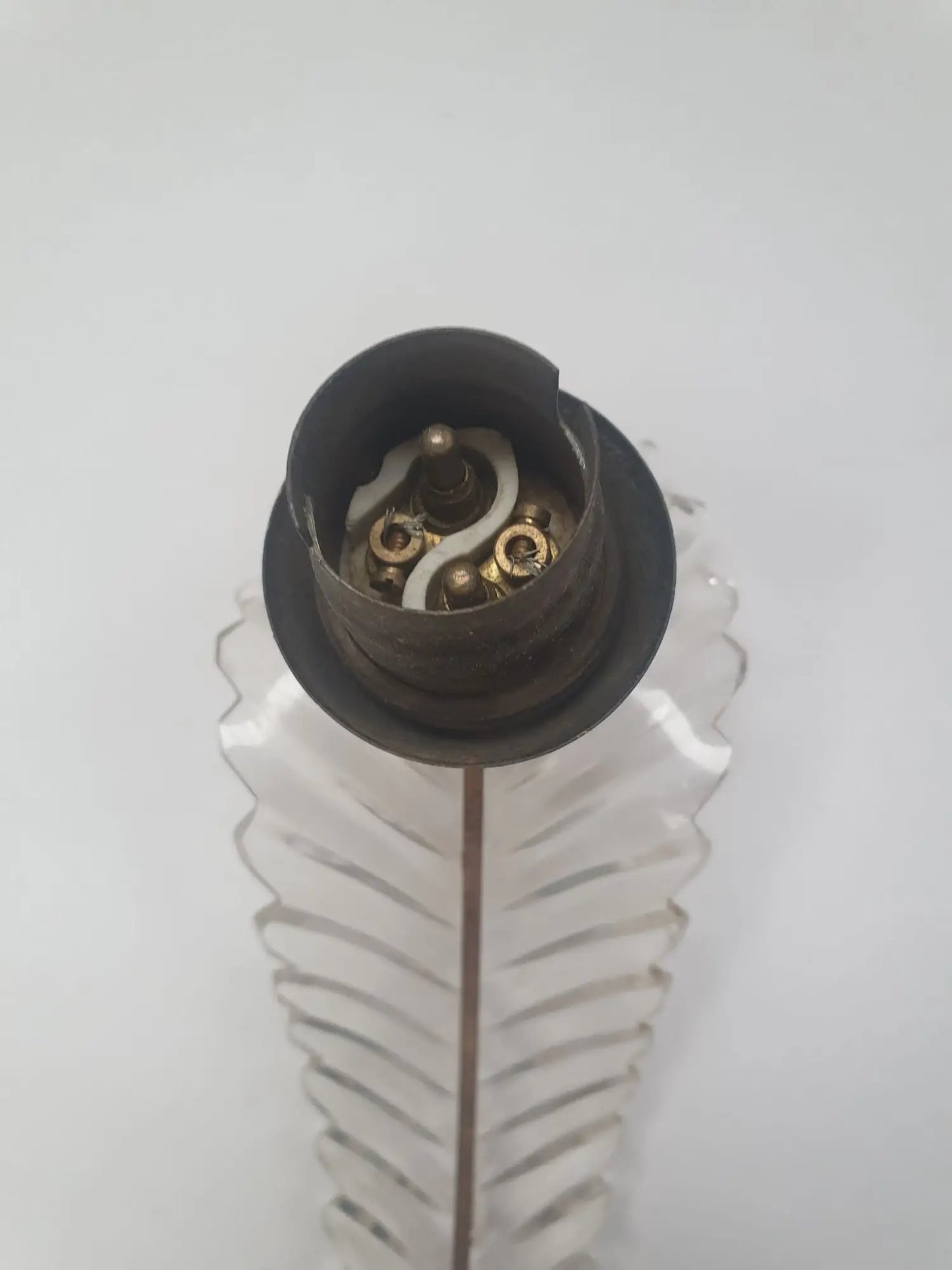 applique-murale-bougeoir-porcelaine-plastique-vintage-douille