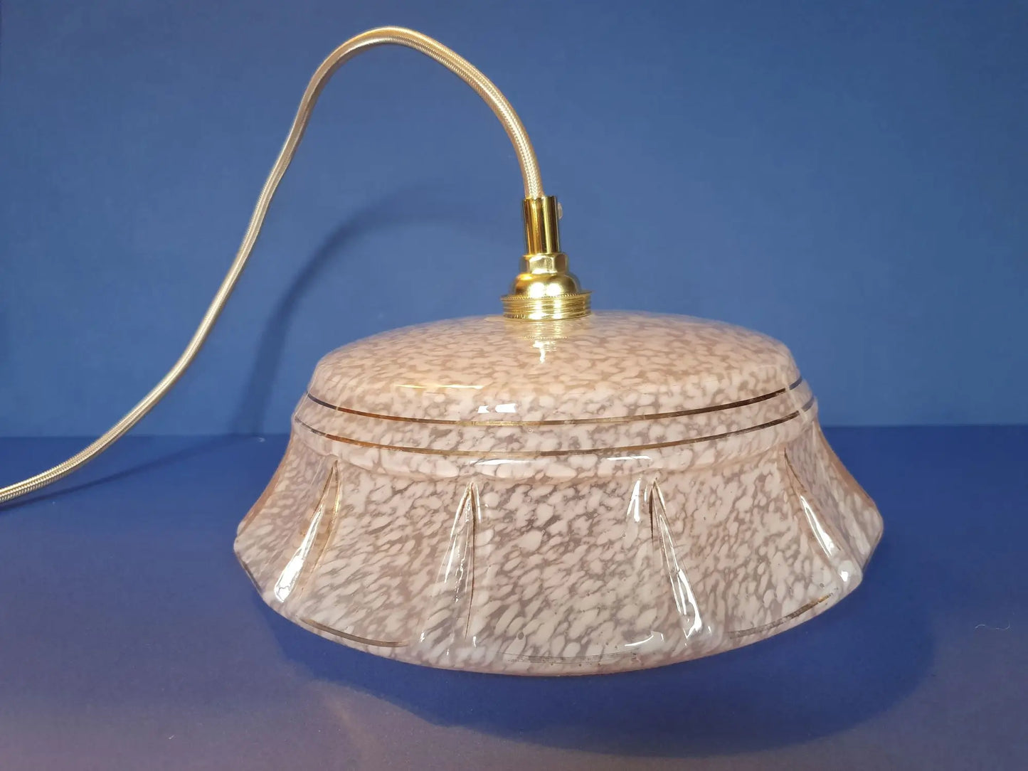 Analyzing image suspension-baladeuse-art-deco-rose-vintage-new-2
