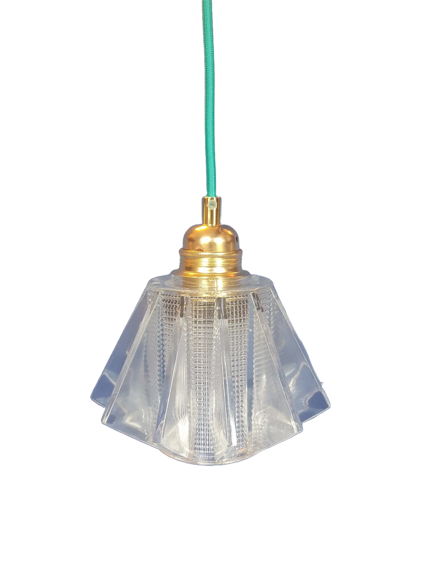 Ufo space age ceiling light pendant light hanging lamp 70s vintage France - new electricity