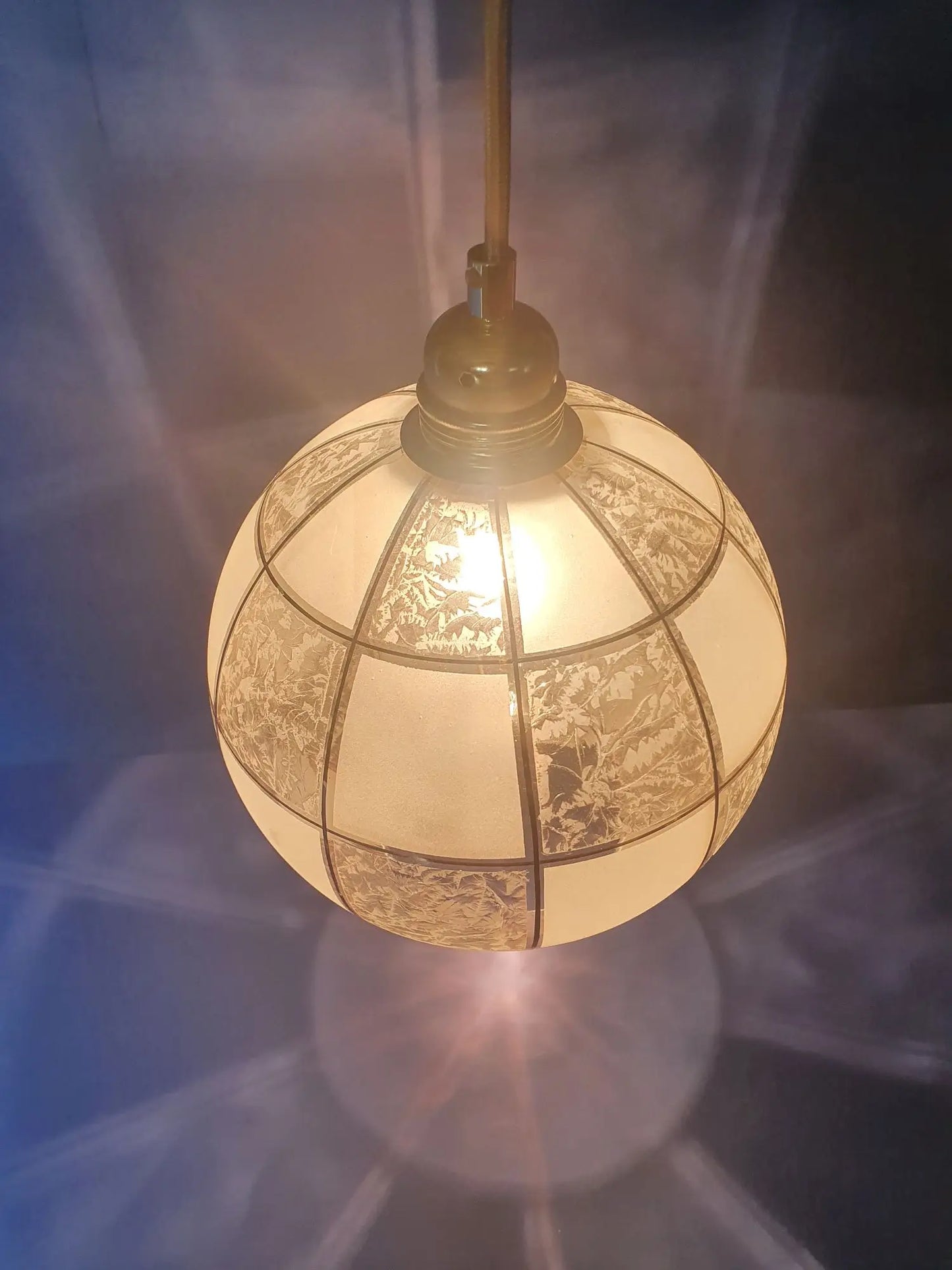suspension-baladeuse-vintage-ancienne-electrifiee-neuf-allumee-2