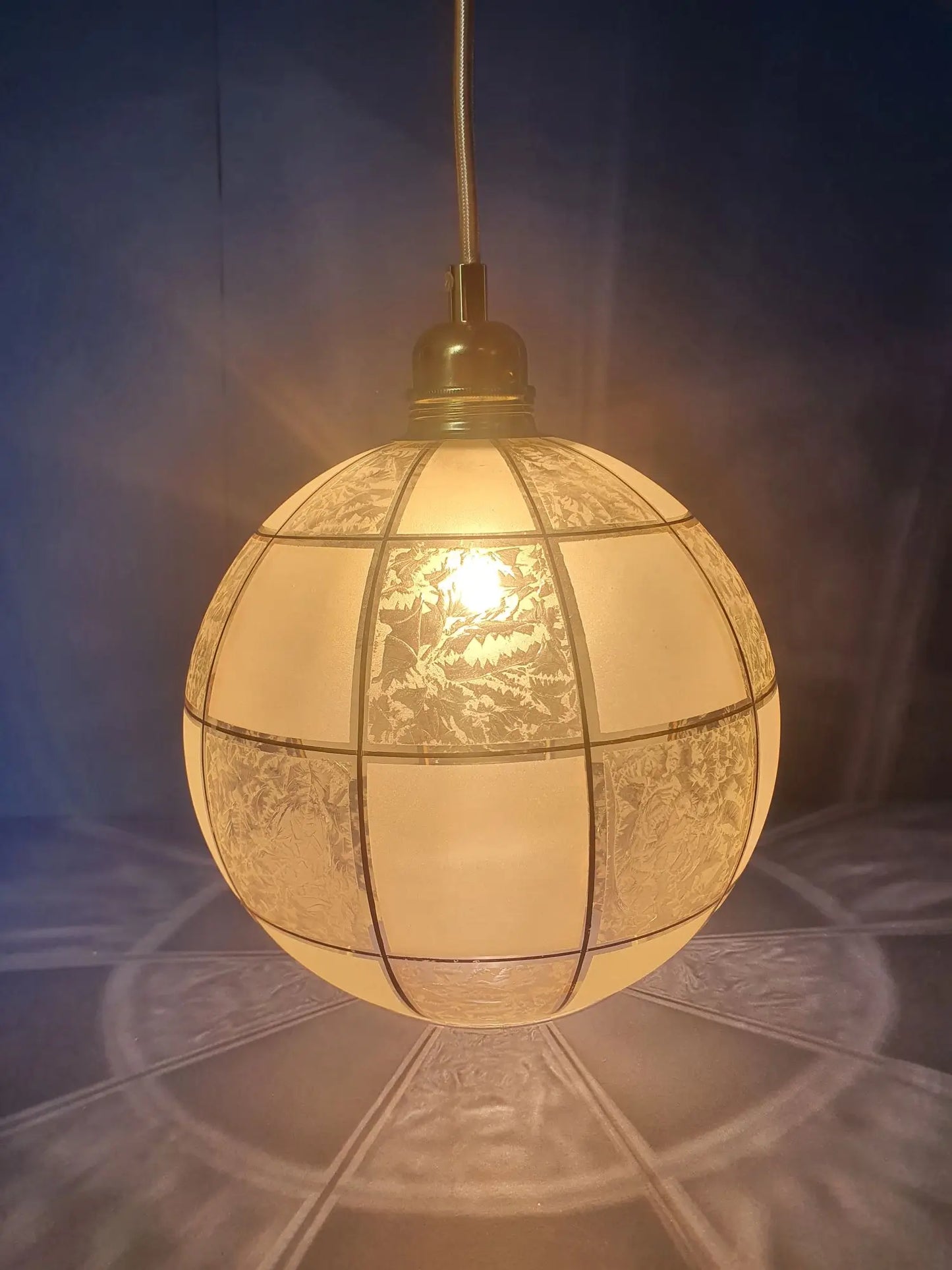 suspension-baladeuse-vintage-ancienne-electrifiee-neuf-allumee-4