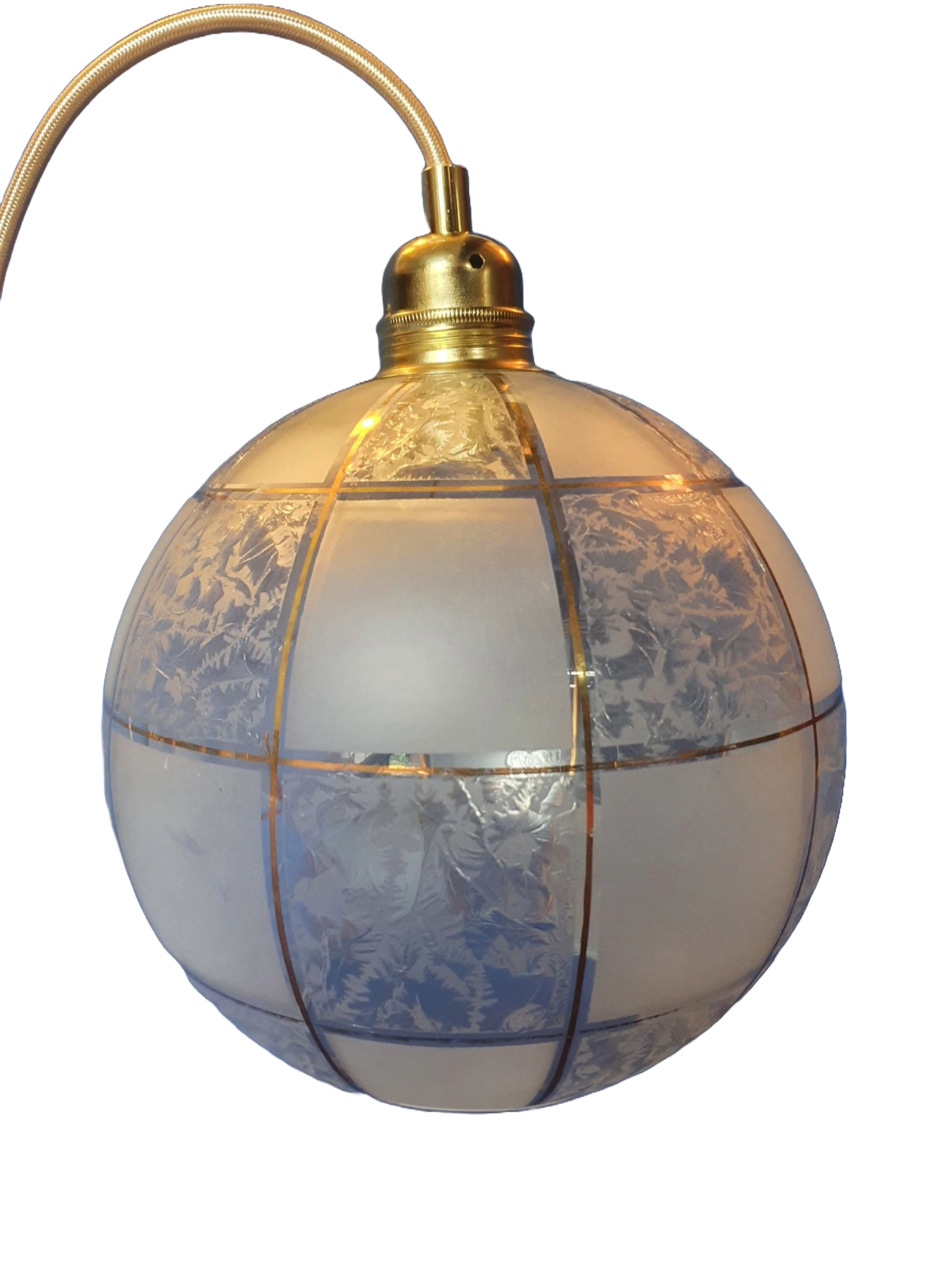 suspension-baladeuse-vintage-ancienne-electrifiee-neuf