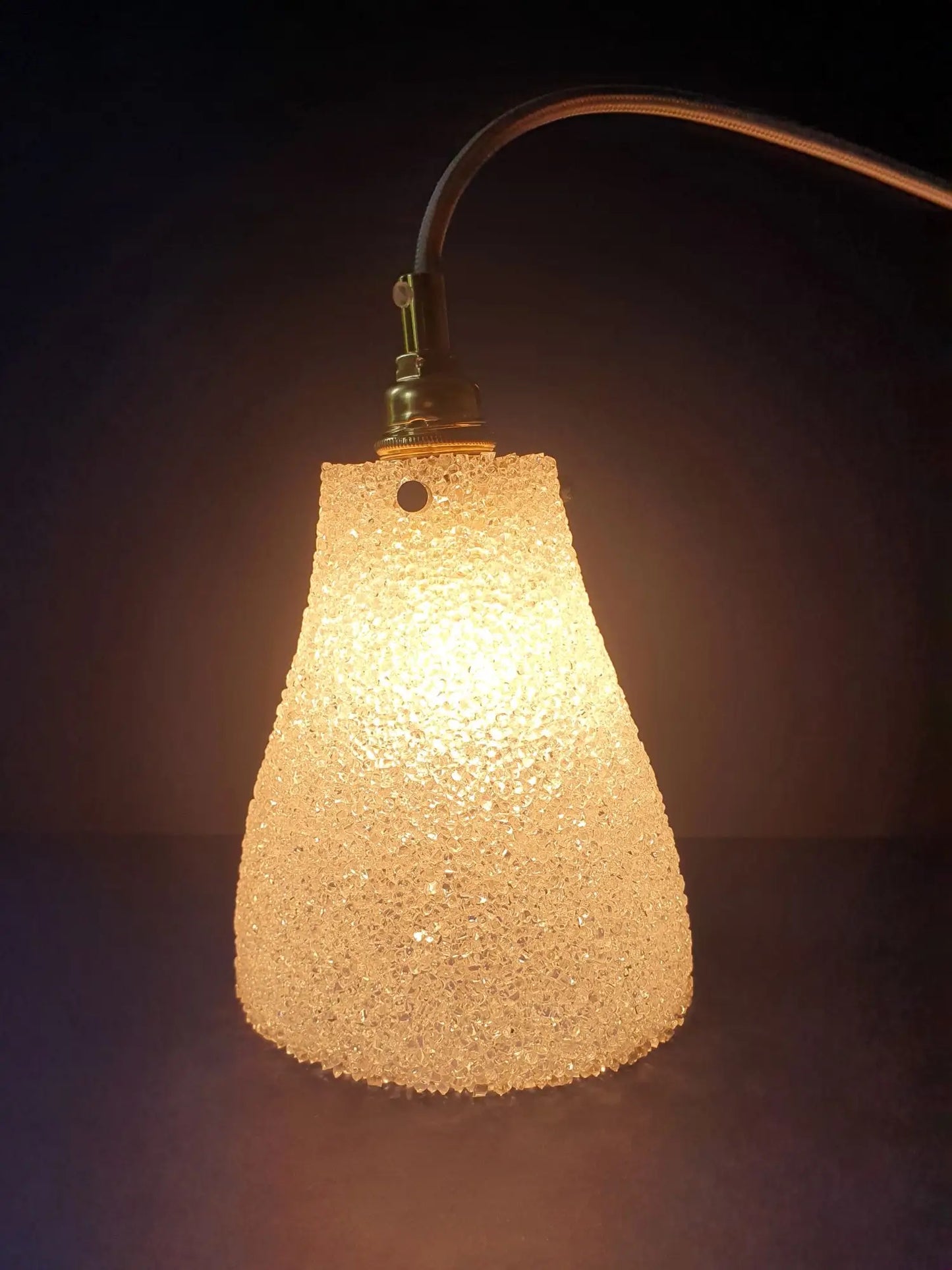 Ceiling light pendant light hanging lamp 70s vintage France - newly electrified