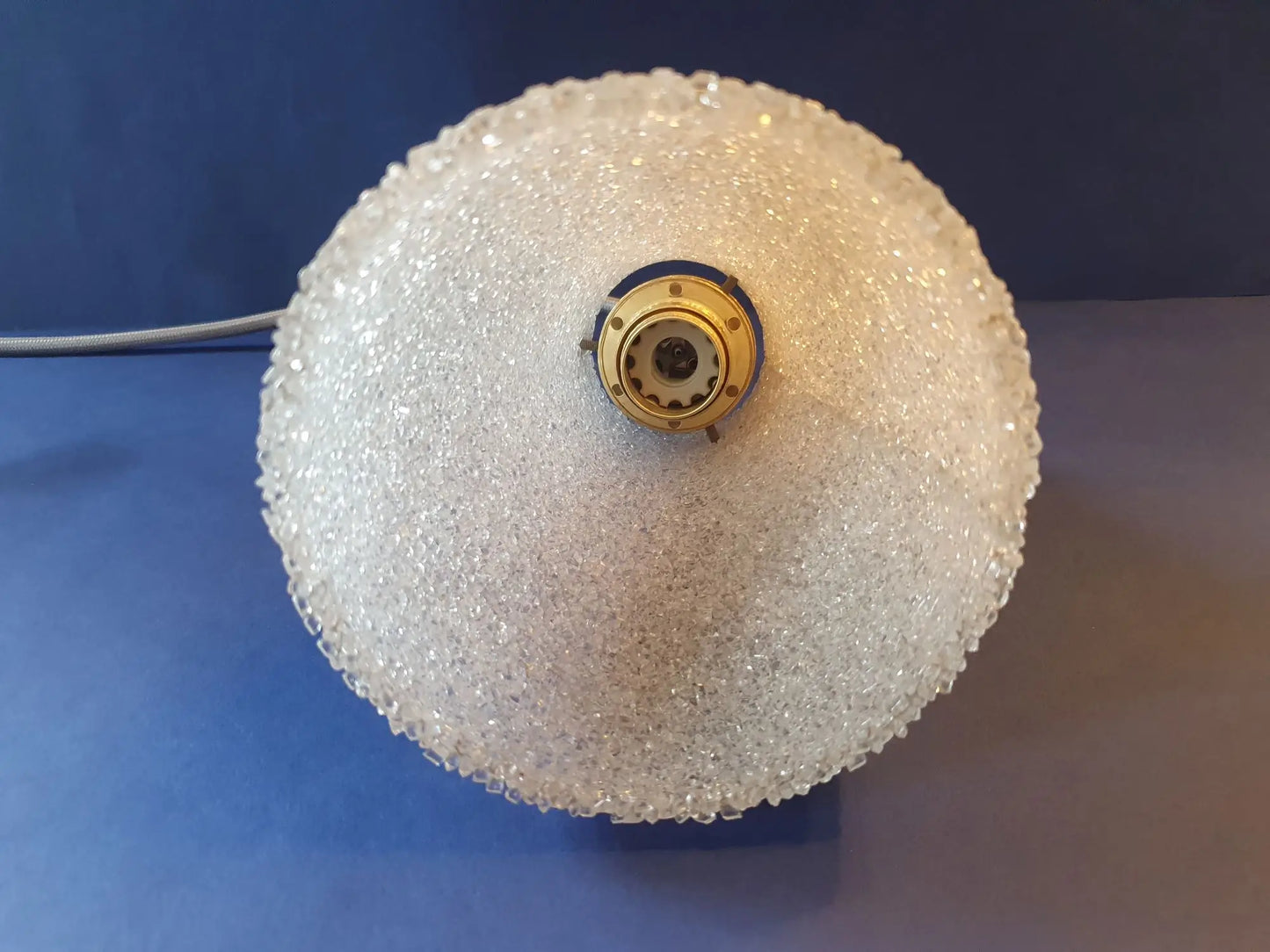 Ceiling light pendant light hanging lamp 70s vintage France - newly electrified