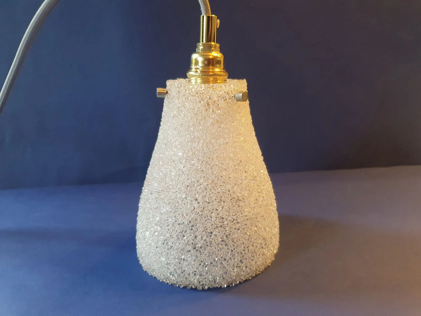 Ceiling light pendant light hanging lamp 70s vintage France - newly electrified
