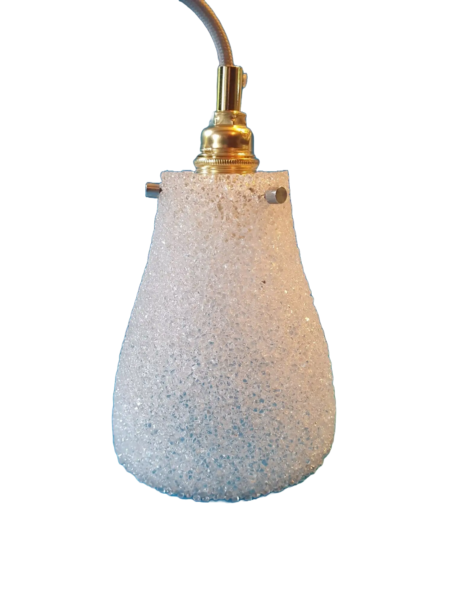 Ceiling light pendant light hanging lamp 70s vintage France - newly electrified