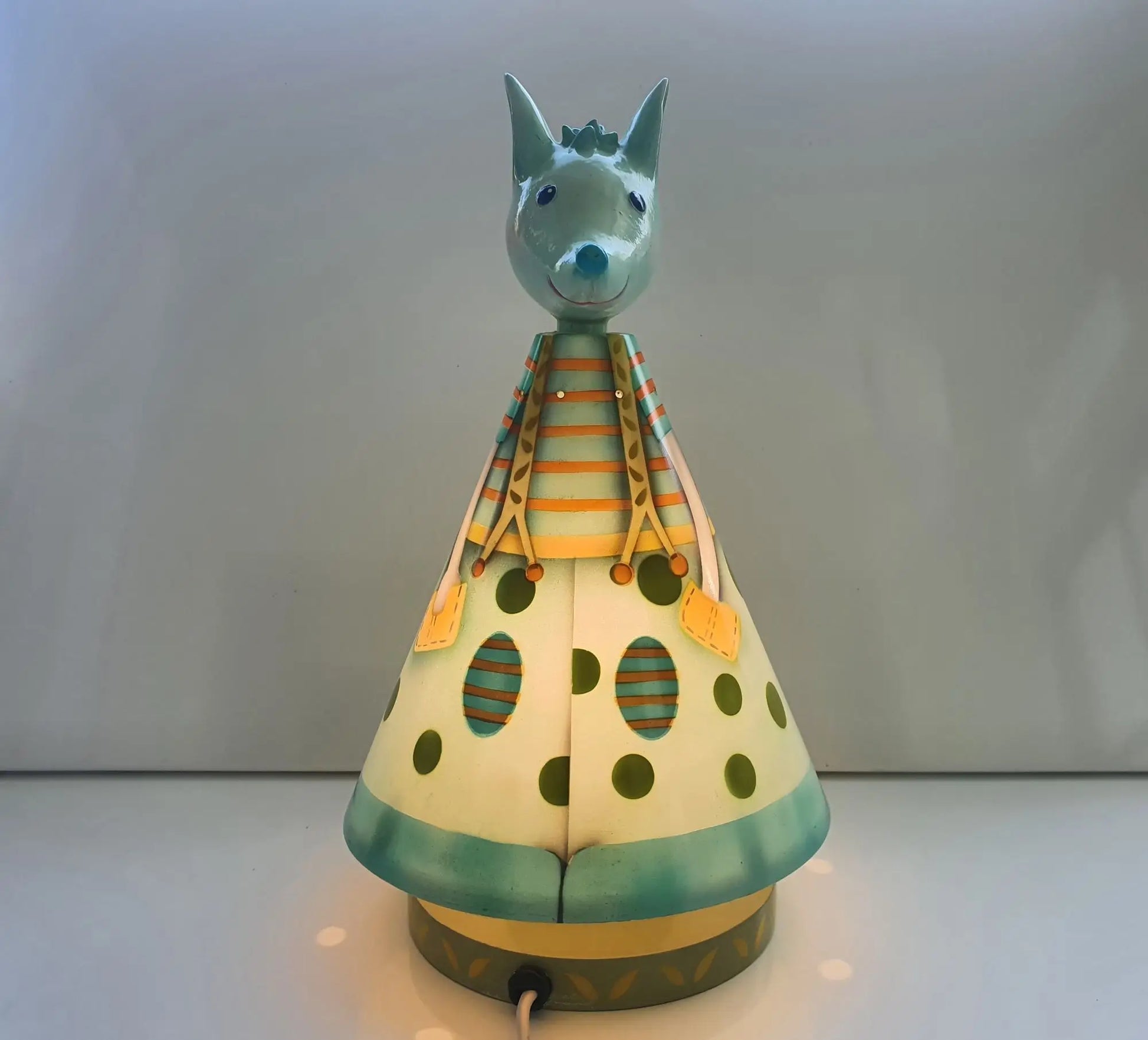 lampe-enfant-veilleuse-loup-face-allumee