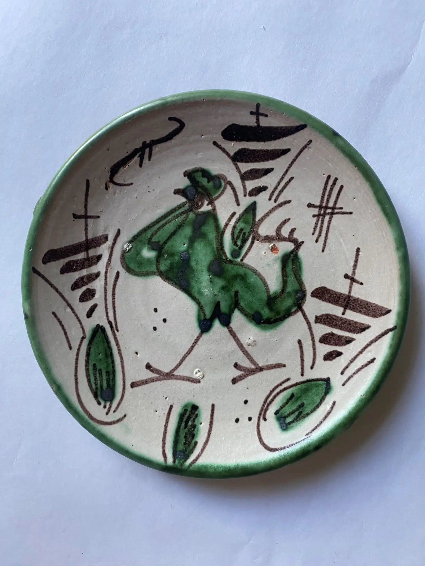 Dix-assiettes-ceramique-vintage-1950-DOMINGO-PUNTER-4