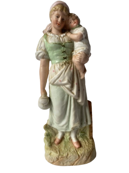 Figurine-biscuit-porcelaine-Heubach-Gebruder-XIX-eme