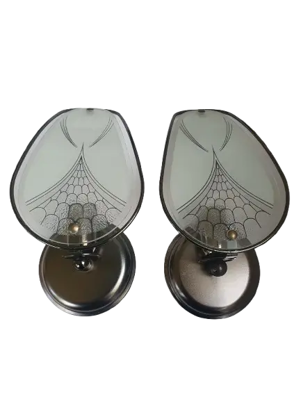 Paire-appliques-murales-verre-vintage-art-deco