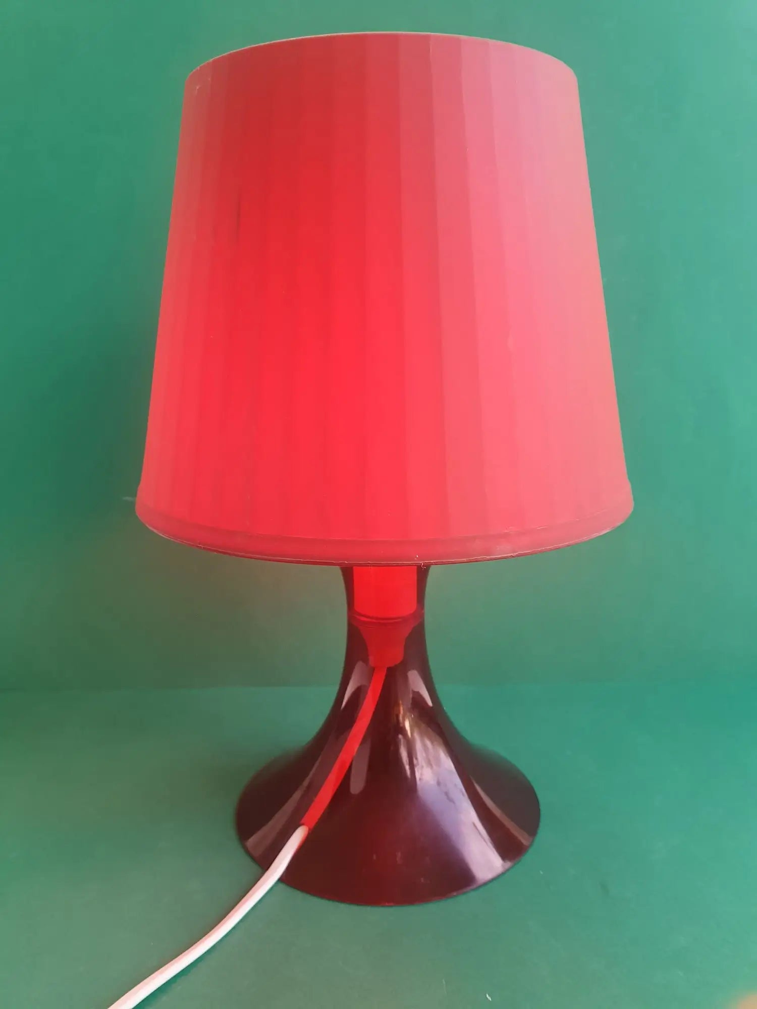 Paire-lampes-Ikea-design-Magnus-Eleback-Carl-Ojerstom-annees-80-allumee-1