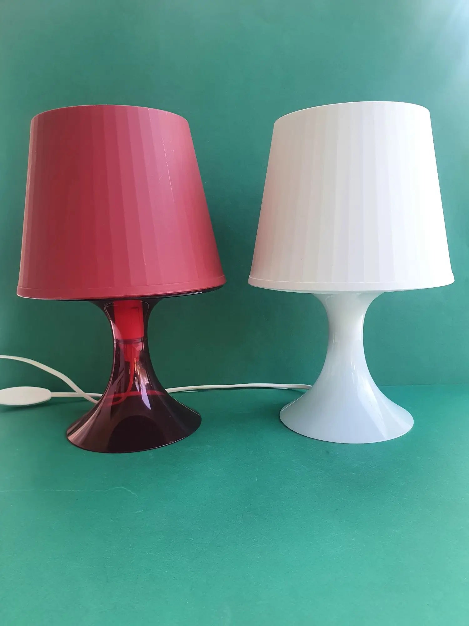 Paire-lampes-Ikea-design-Magnus-Eleback-Carl-Ojerstom-annees-80