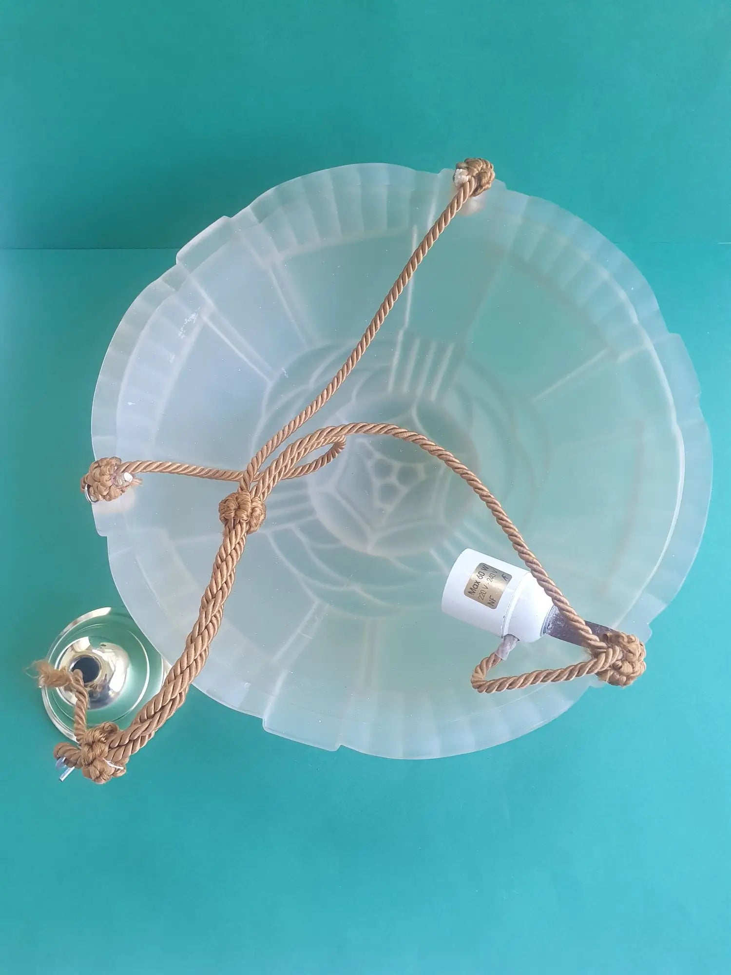 Suspension-vasque-verre-presse-decor-floral-Art-Deco-Artistar-France-dessus-2