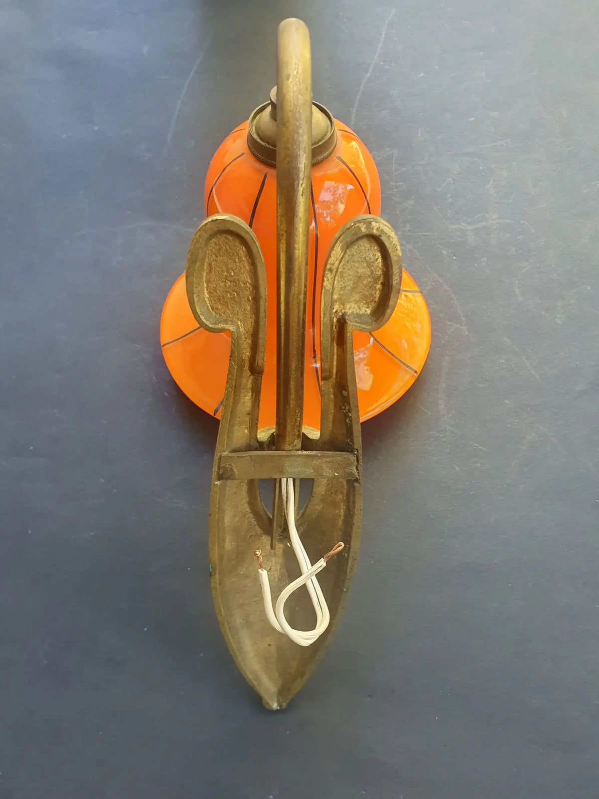 applique-murale-art-deco-laiton-globe-orange-ancienne-vintage-arriere