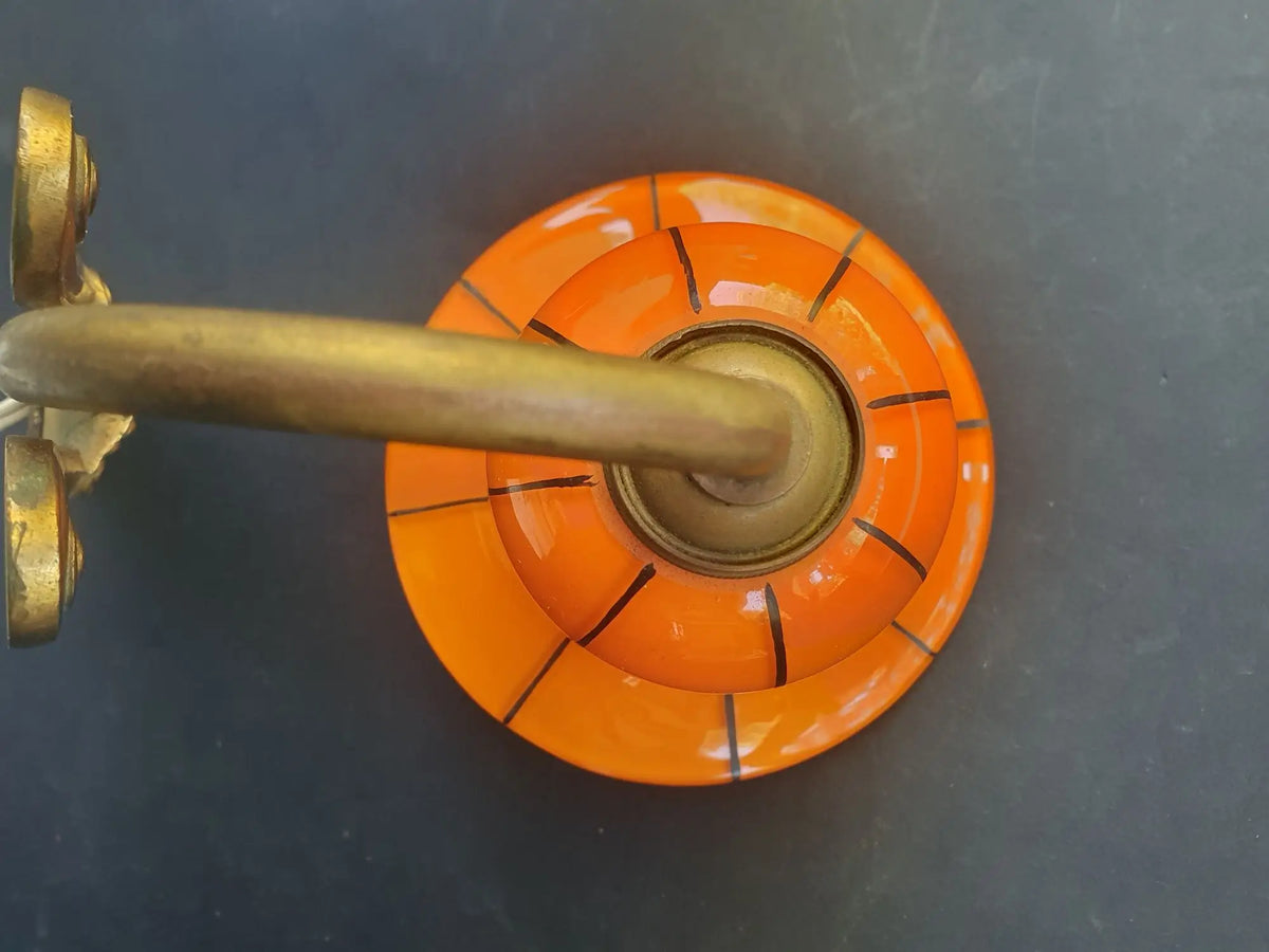 applique-murale-art-deco-laiton-globe-orange-ancienne-vintage-dessus