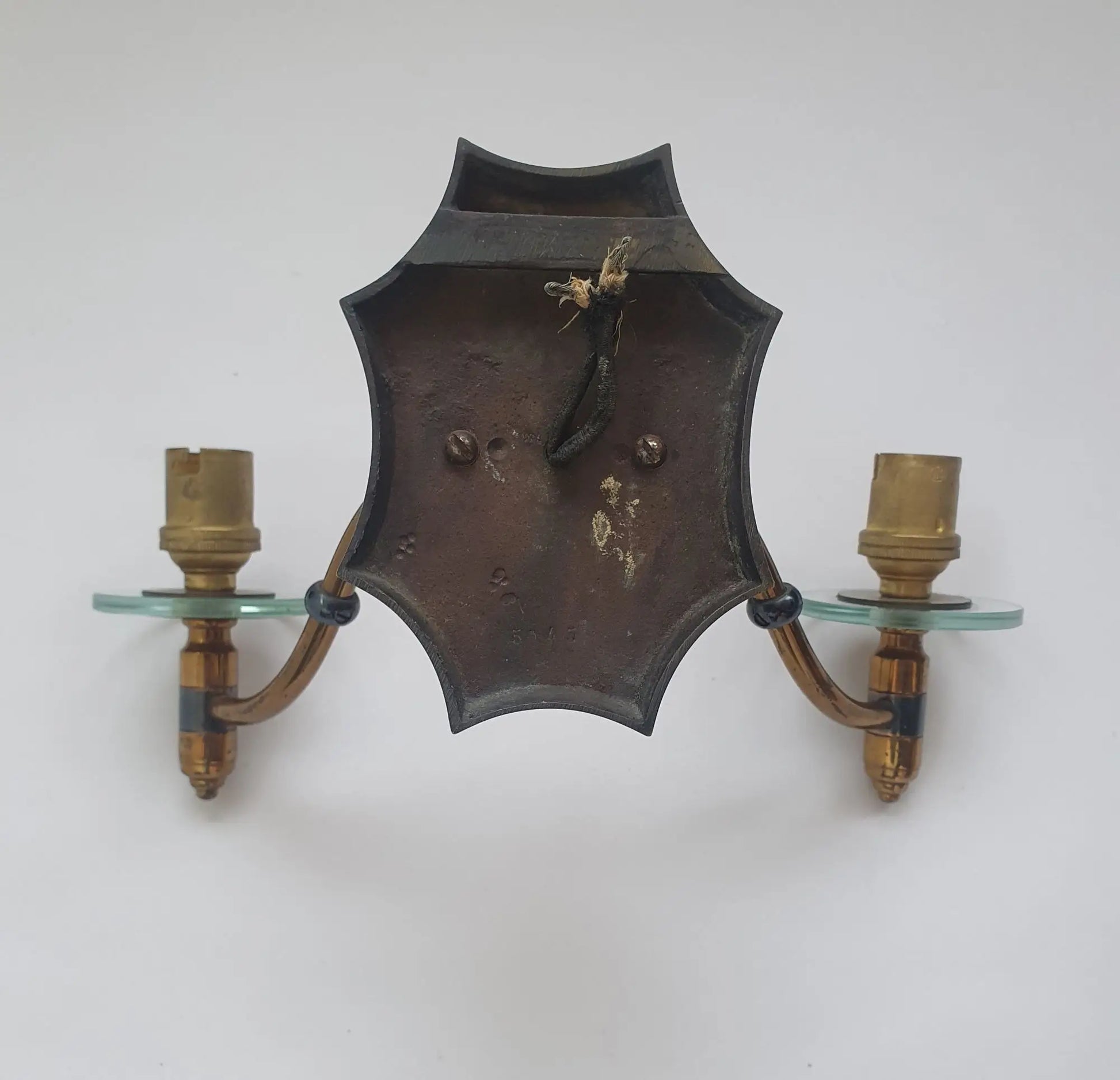 applique-murale-bougeoir-noire-doree-vintage-arriere