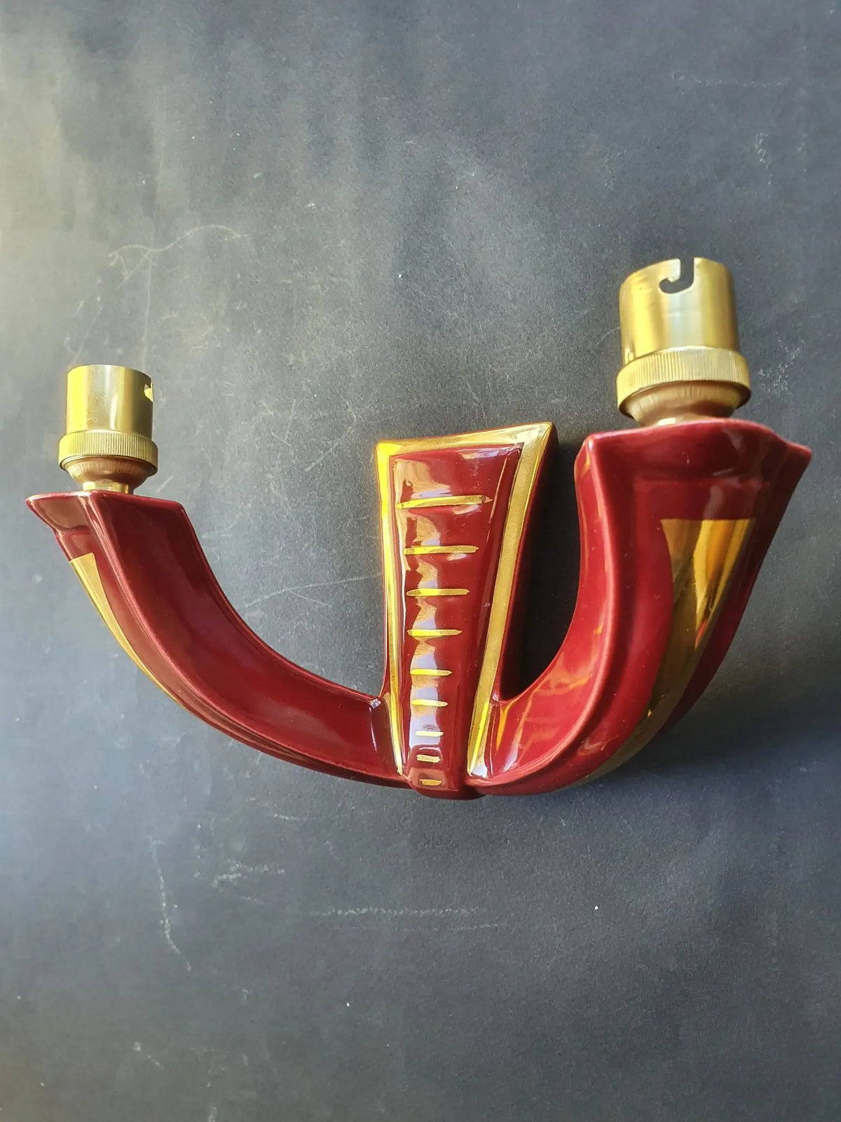 applique-murale-ceramique-rouge-abat-jours-art-deco-ancienne-dorure-2