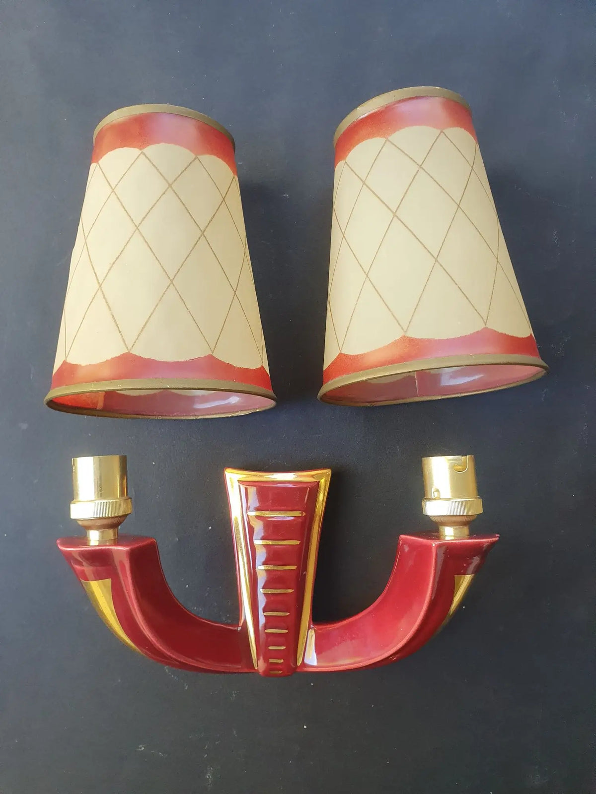 applique-murale-ceramique-rouge-abat-jours-art-deco-ancienne-dorure-6