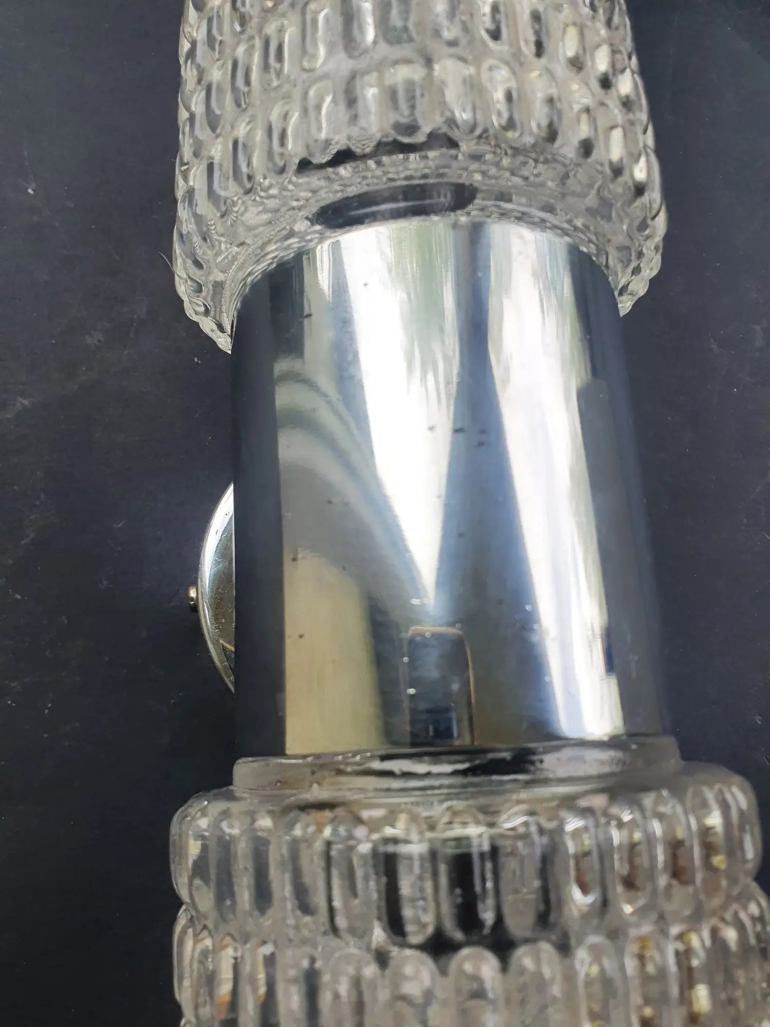 applique-murale-metal-chrome-double-eclairage-vintage-detail-1