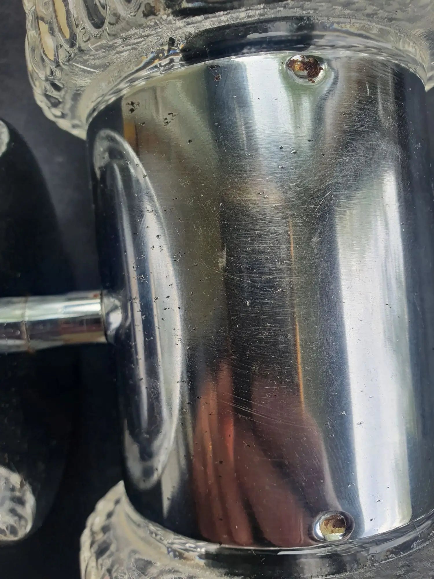 applique-murale-metal-chrome-double-eclairage-vintage-detail-2