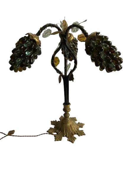grande-lampe-poser-raisin-murano-1950-vintage-ancienne