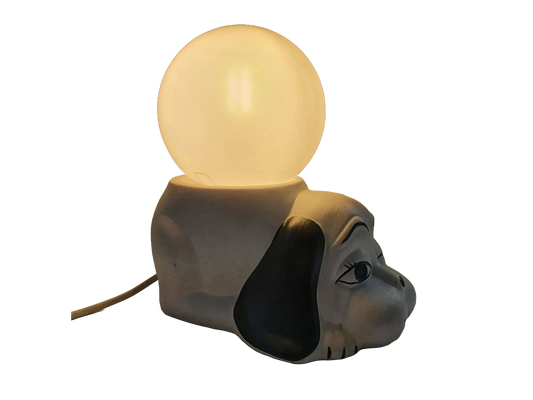 lampe-enfant-vintage-dog-ceramic