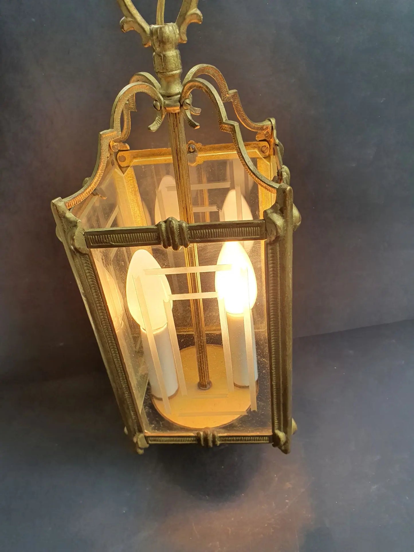 lanterne-quatre-verres-transparent-vintage-ancienne-allumee-2