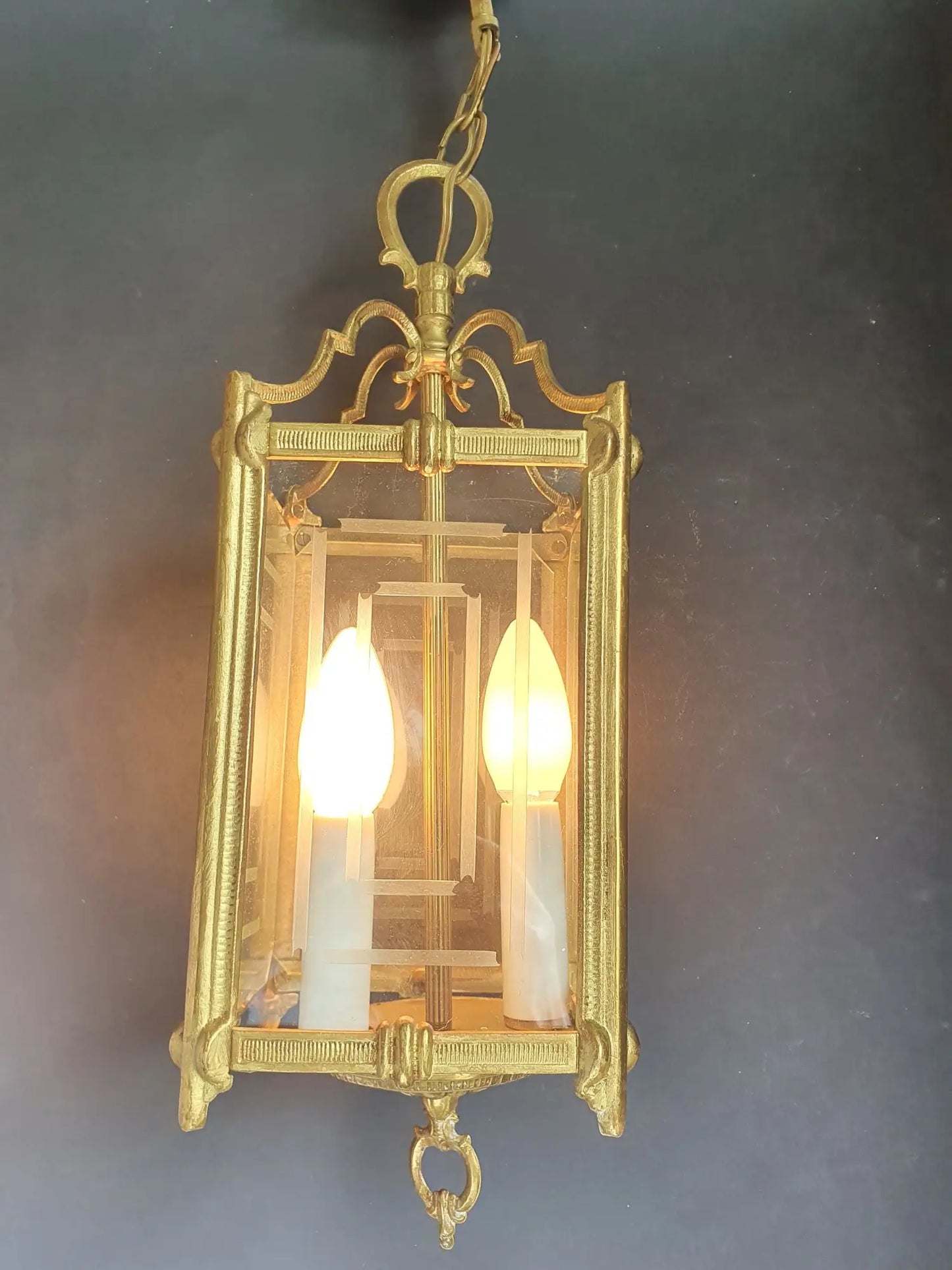 lanterne-quatre-verres-transparent-vintage-ancienne-allumee-3