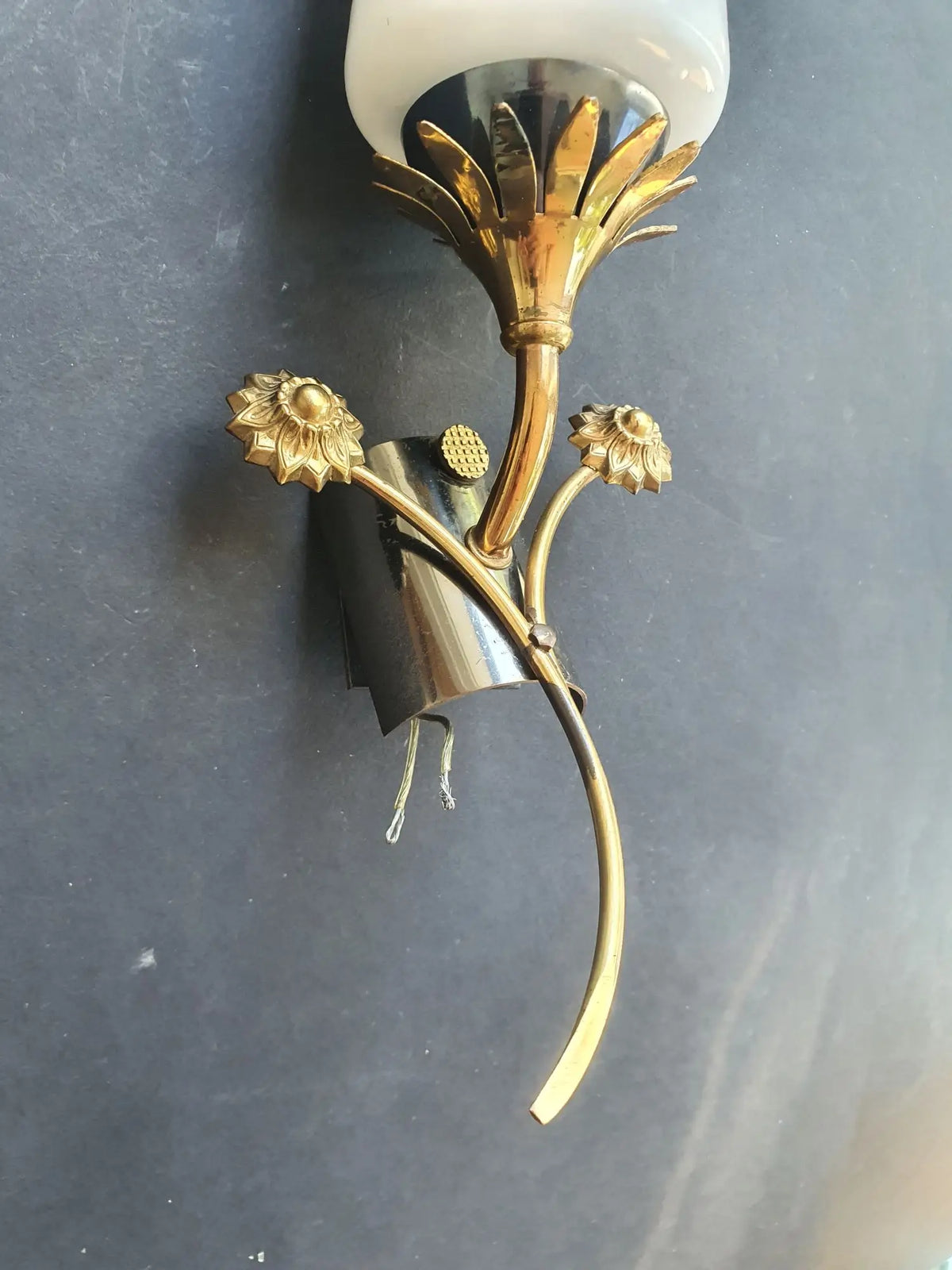 Pair of 1960s Art Deco wall lights