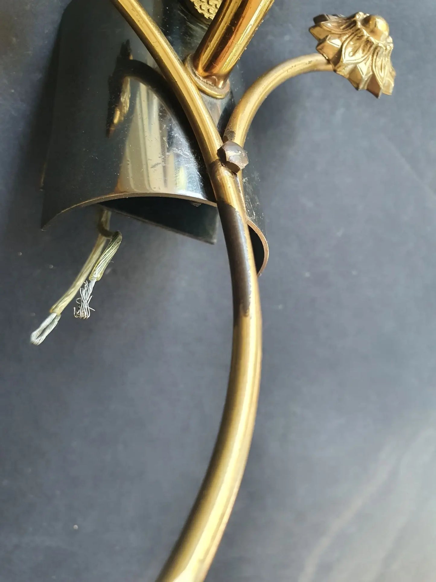 Pair of 1960s Art Deco wall lights