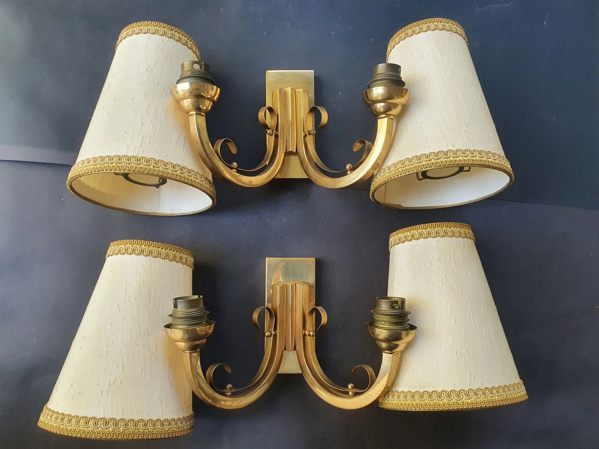 paire-appliques-murales-bronze-abat-jours-annees-40-vintage-anciennes-art-deco-6