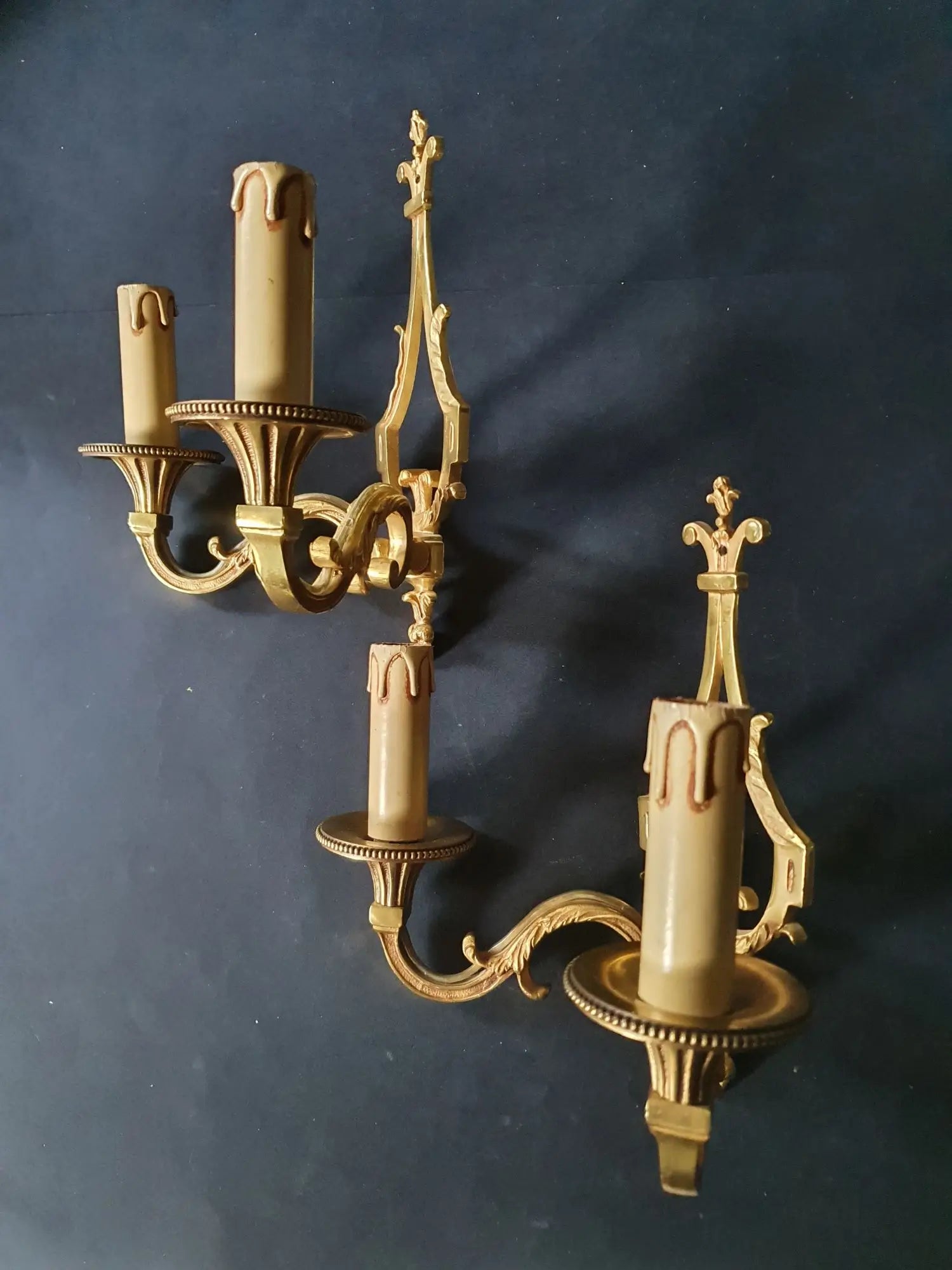 paire-appliques-murales-bronze-louis-xvi-lucien-gau-paris-vintage-4