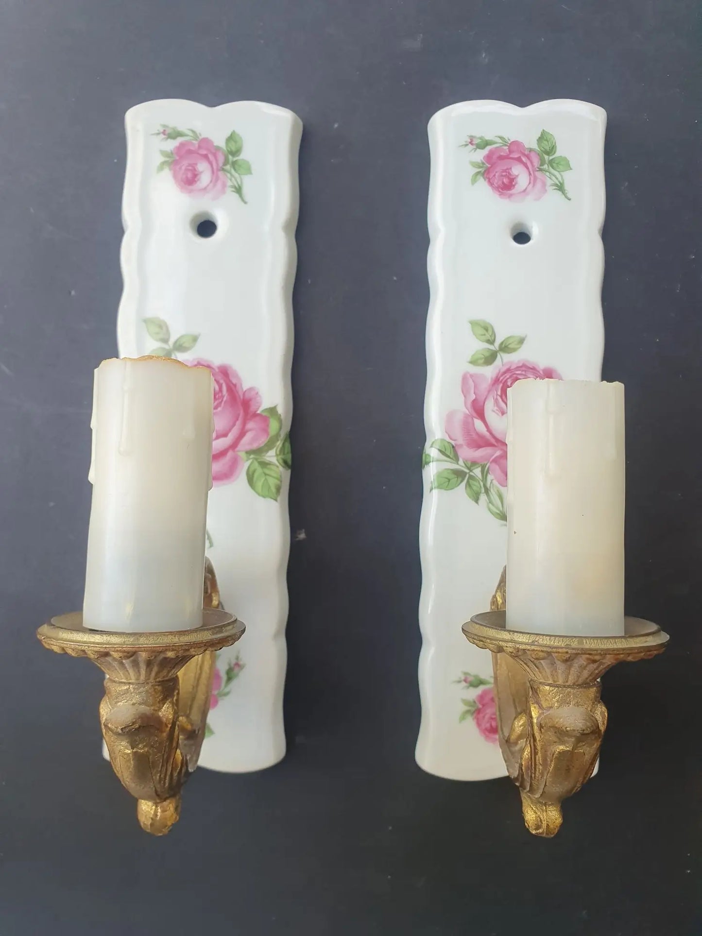 paire-appliques-murales-ceramique-limoge-vintage