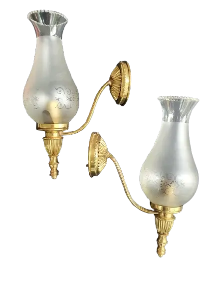 paire-appliques-murales-dorees-anciennes-vintage-design