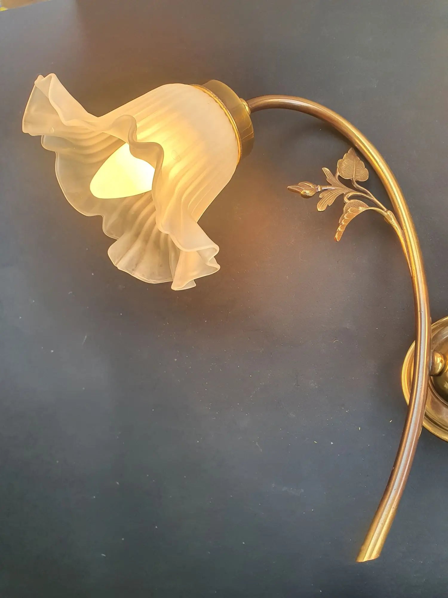 paire-appliques-murales-double-art-deco-tulipe-annees-50-vintage-france-allumee-1