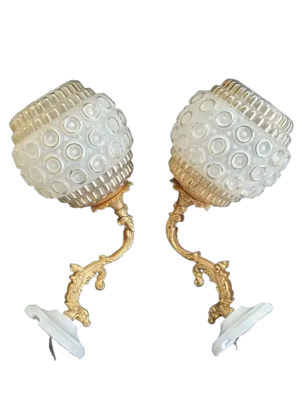 paire-appliques-murales-grandes-vintage-france-anciennes-dorees