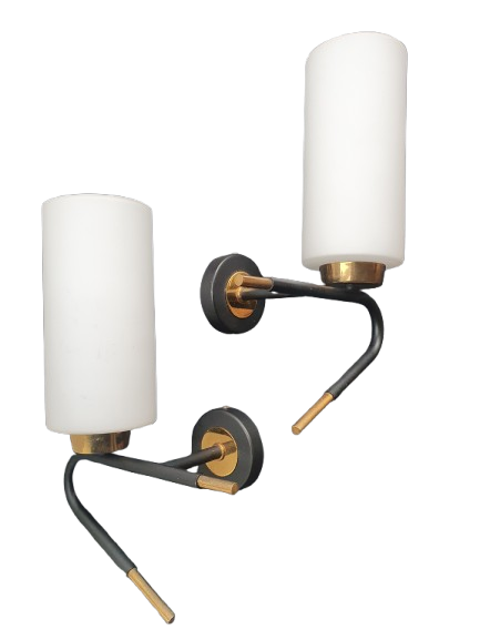 paire-appliques-murales-vintage-laiton-dore-verre-opalin-annees50