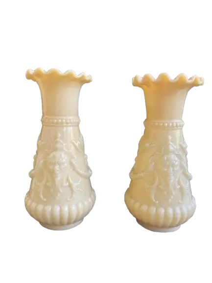 paire-vases-opaline-beige-vierzon-vintage-ancien