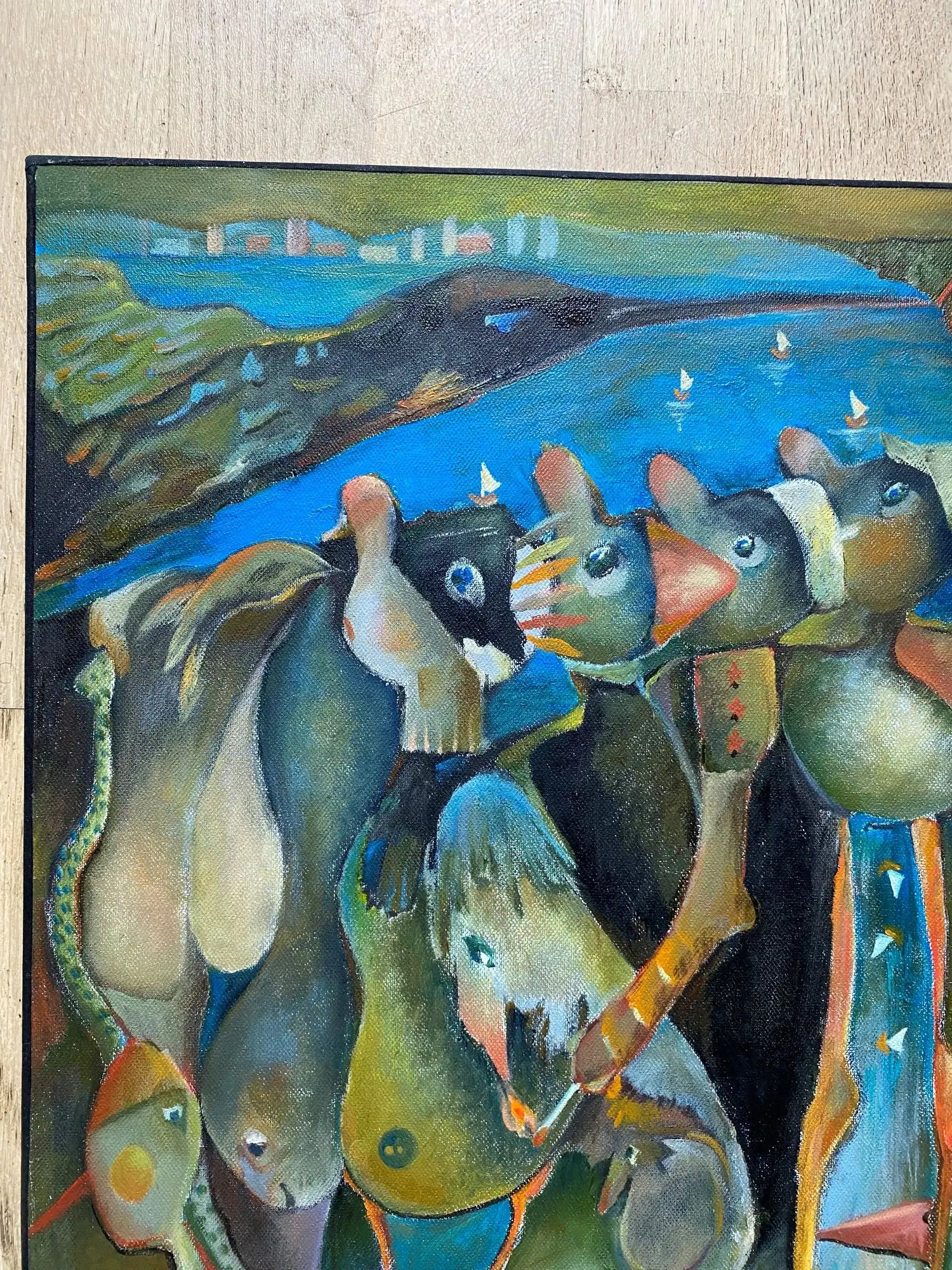 tableau-huile-sur-toile-abstrait-contemporain-detail-3