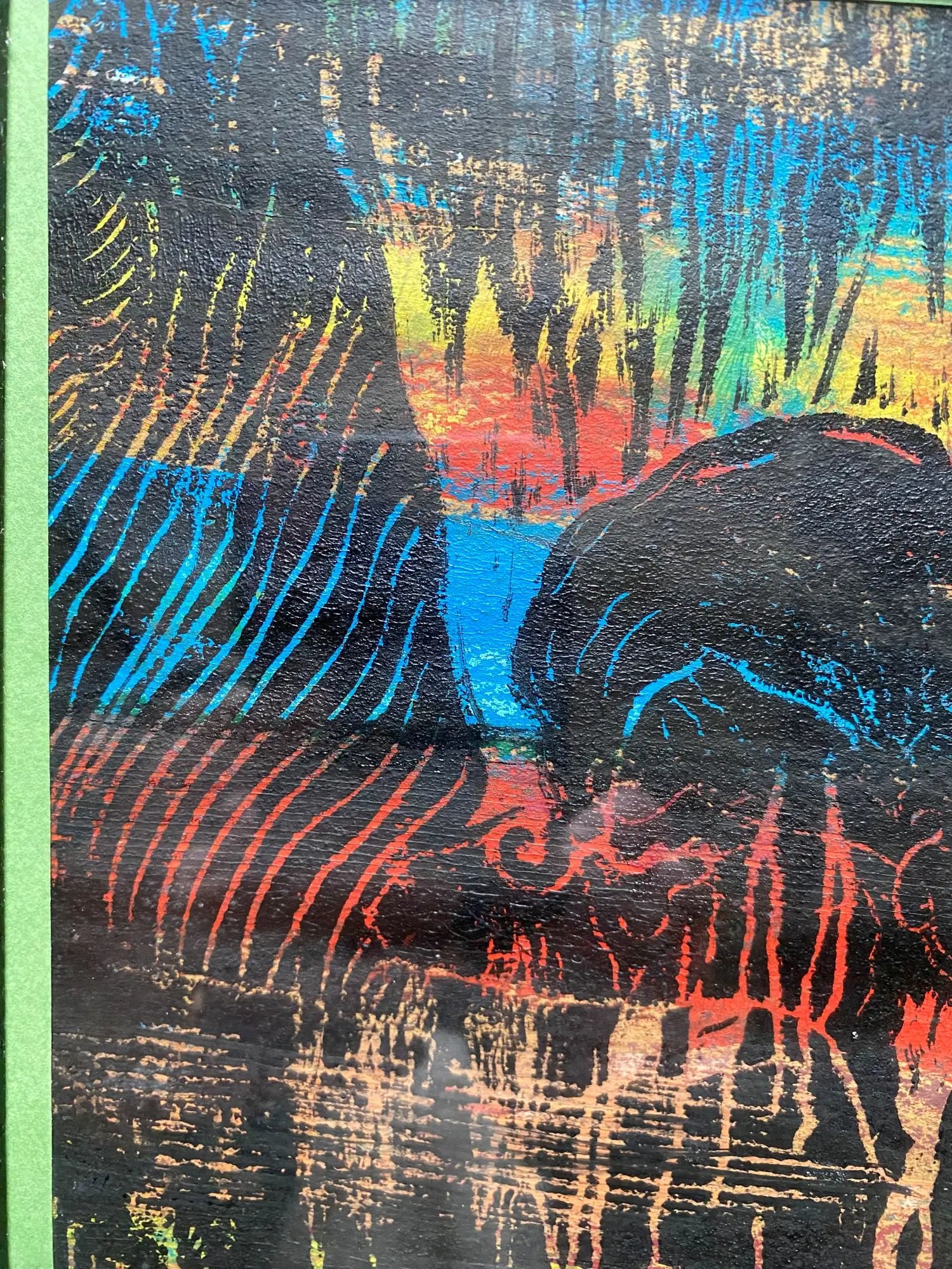 tableau-linogravure-encadree-detail-2