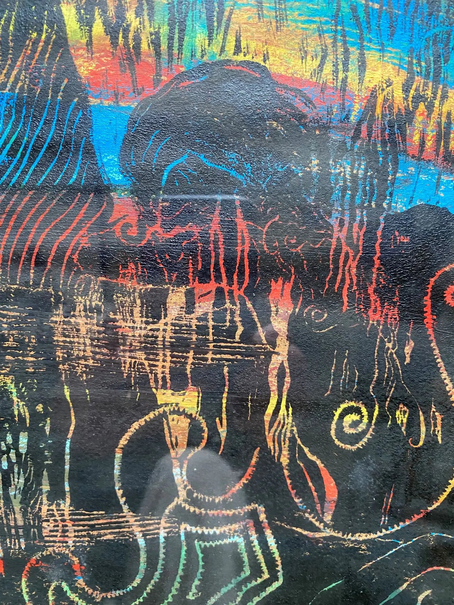 tableau-linogravure-encadree-detail-3