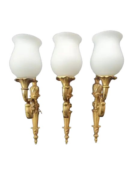 trois-grandes-appliques-murales-flambeau-torche-vintage-anciennes-dore-3
