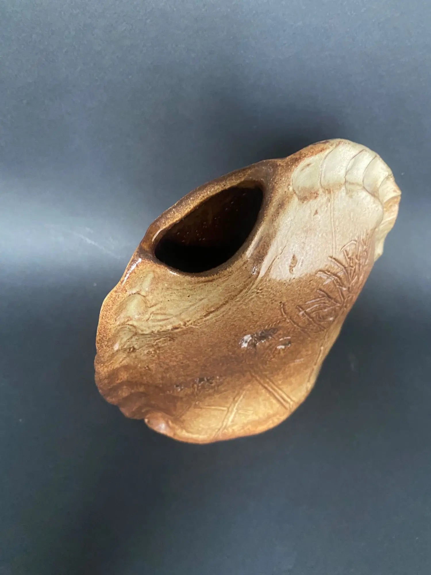 vase-terre-cuite-vintage-dessus